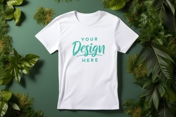 Download Free White T Shirt Mockup Template 09 - Premium Bundle
